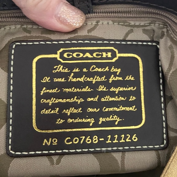 Coach Legacy Sateen Tote bag EUC - Picture 8 of 10